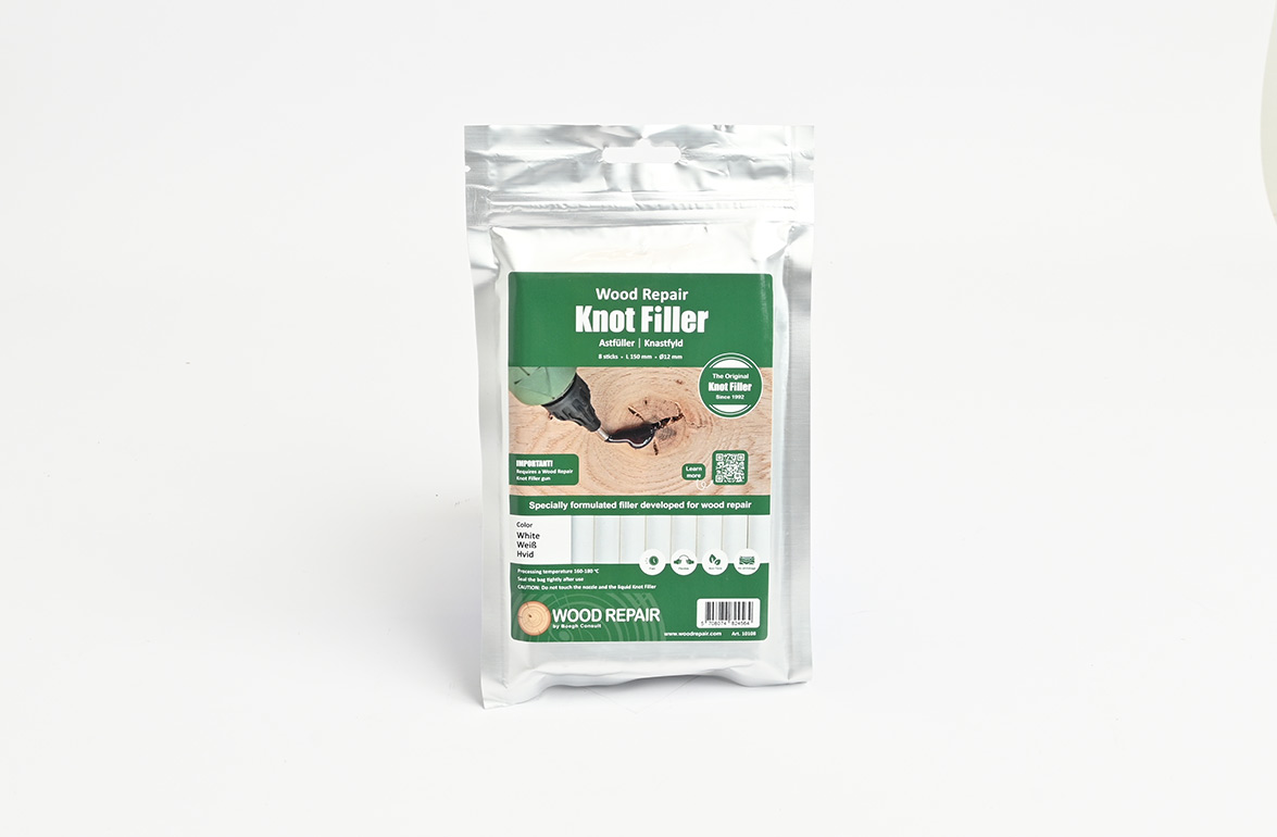 Wood Repair knastfyld, Hvid